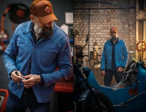 &SONS Jackets & Coats>Blue Bolt Chore Jacket