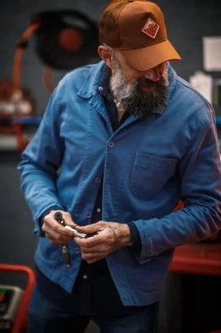 &SONS Jackets & Coats></noscript>Blue Bolt Chore Jacket