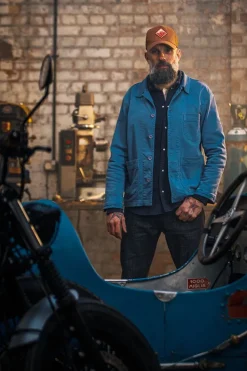 &SONS Jackets & Coats></noscript>Blue Bolt Chore Jacket