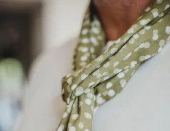 &SONS Scarves></noscript>Green Dot Organic Japanese Scarf