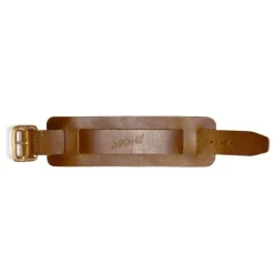 &SONS Leather Goods>Leather Watch / Wrist Cuff Tan