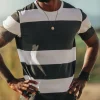 &SONS Tops>75 T-Shirt Black Stripe