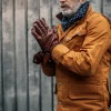 &SONS Leather Goods>Adventure Gloves Oxblood Brown