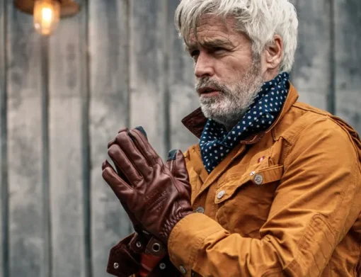 &SONS Leather Goods>Adventure Gloves Oxblood Brown