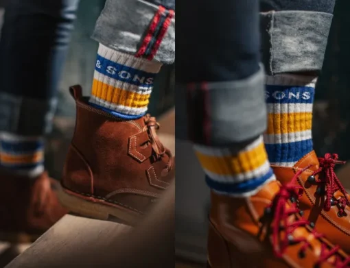 &SONS Footwear>Baseline Socks White