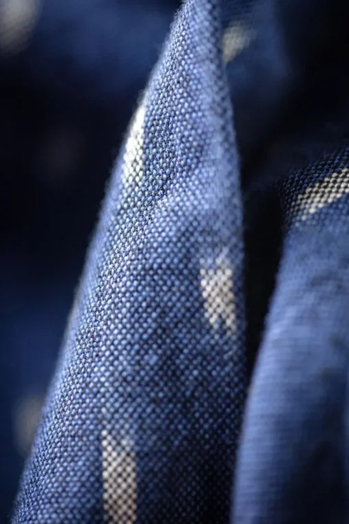 &SONS Scarves>Blue Star Dot Scarf