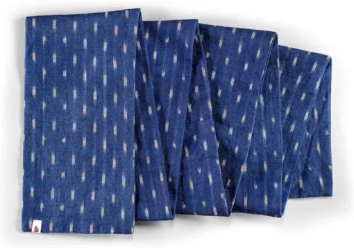 &SONS Scarves>Blue Star Dot Scarf
