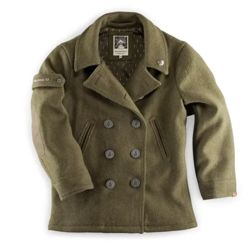 &SONS Jackets & Coats>Boardwalk Peacoat Army Green