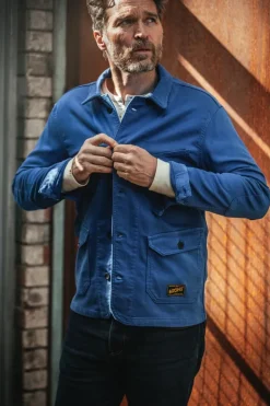 &SONS Jackets & Coats>Carver Jacket French Blue
