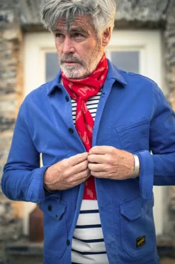 &SONS Jackets & Coats></noscript>Carver Jacket French Blue