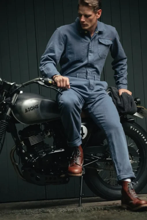 &SONS Bottoms & Shorts>Churchill Coveralls Dark Denim
