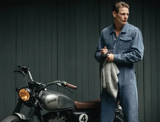 &SONS Bottoms & Shorts>Churchill Coveralls Dark Denim