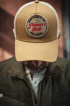 &SONS Headwear>Club Trucker Cap Tan