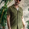 &SONS Tops>Coast Shirt Army Green