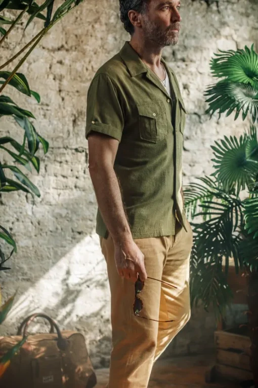 &SONS Tops>Coast Shirt Army Green