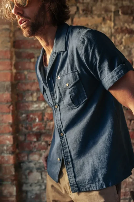 &SONS Tops>Coast Shirt Navy