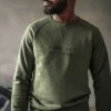 &SONS Jackets & Coats>Deck Sweatshirt Surplus Green