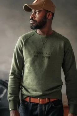 &SONS Jackets & Coats>Deck Sweatshirt Surplus Green