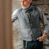 &SONS Knitwear>Drifter Wool Waistcoat Grey
