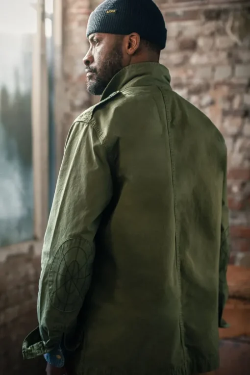 &SONS Jackets & Coats>Flag Overshirt Army Green