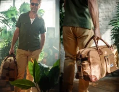 &SONS Leather Goods></noscript>Getaway Bag Tan