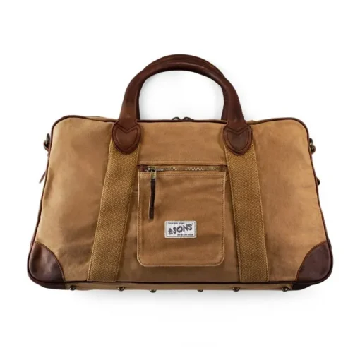 &SONS Leather Goods>Getaway Bag Tan
