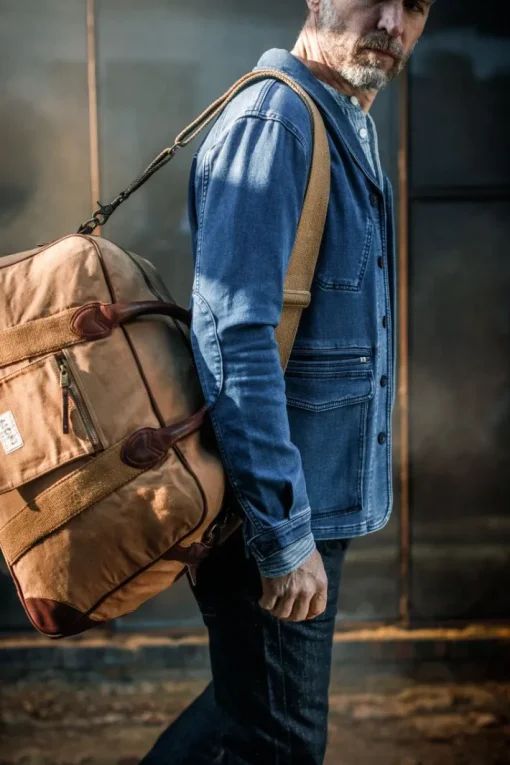 &SONS Leather Goods>Getaway Bag Tan