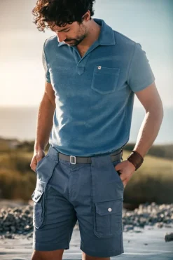 &SONS Bottoms & Shorts>Gravel Hiking Shorts Churchill Blue