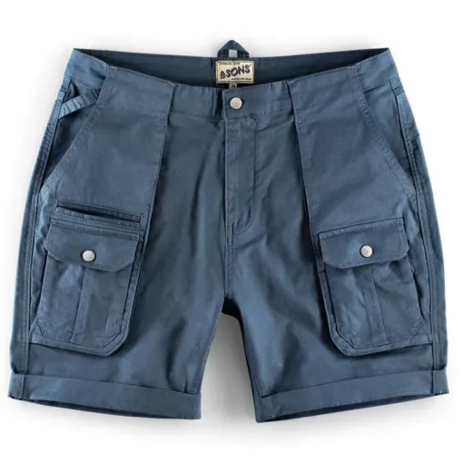 &SONS Bottoms & Shorts>Gravel Hiking Shorts Churchill Blue