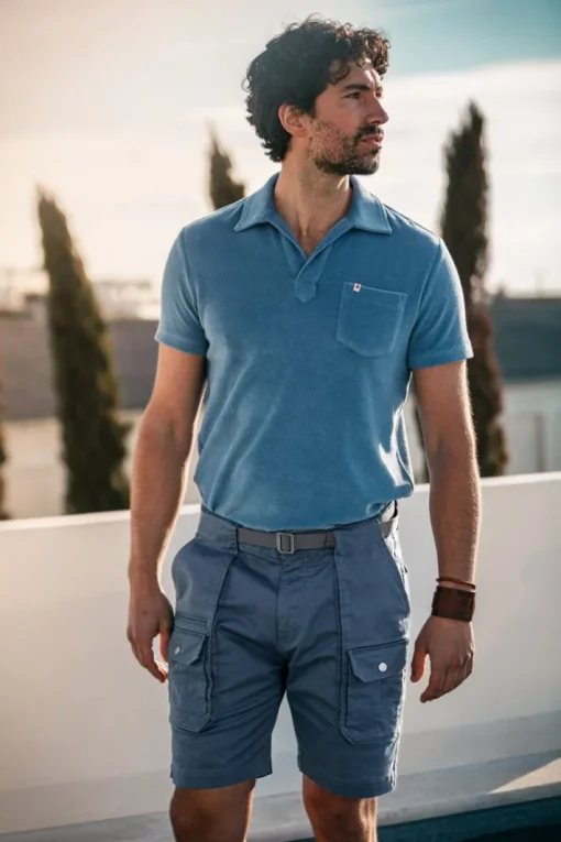 &SONS Bottoms & Shorts>Gravel Hiking Shorts Churchill Blue