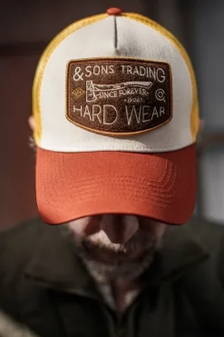 &SONS Headwear>Hardwear Trucker Cap Yellow