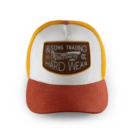 &SONS Headwear>Hardwear Trucker Cap Yellow