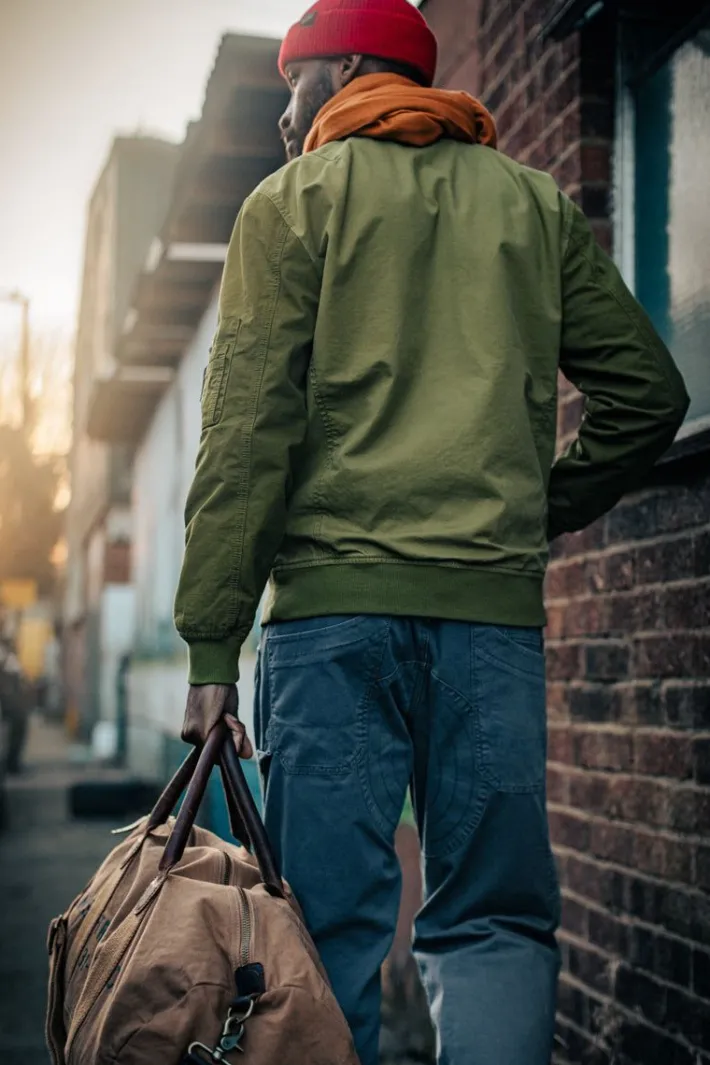 &SONS Jackets & Coats>Harris Bomber Jacket Army Green