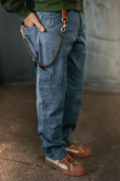 &SONS Bottoms & Shorts></noscript>Joey's Crew Pant Churchill Blue