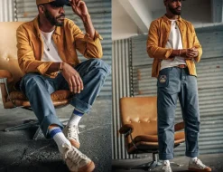 &SONS Bottoms & Shorts></noscript>Joey's Crew Pant Churchill Blue
