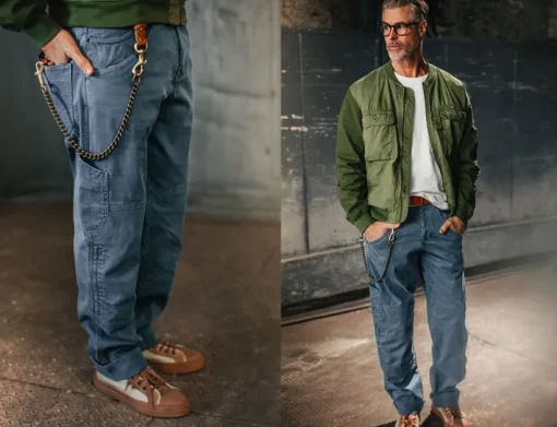 &SONS Bottoms & Shorts>Joey's Crew Pant Churchill Blue