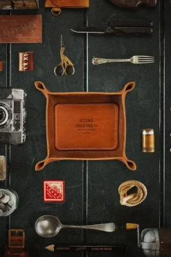 &SONS Leather Goods>Leather Tray Tan