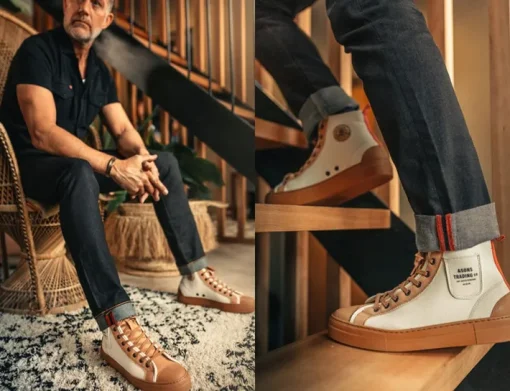 &SONS Footwear>New Baseline Basketball High Top Raw