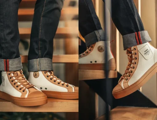 &SONS Footwear>New Baseline Basketball High Top Raw