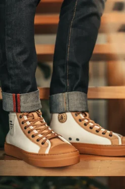 &SONS Footwear></noscript>New Baseline Basketball High Top Raw