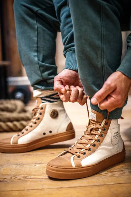 &SONS Footwear>New Baseline Basketball High Top Raw