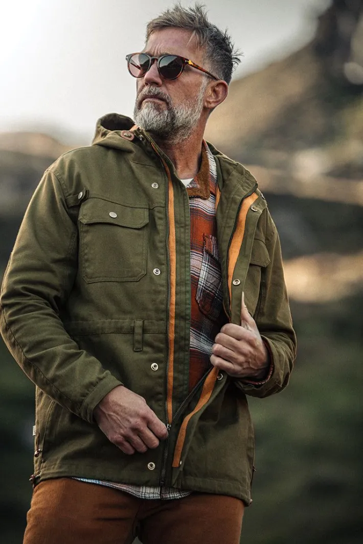 &SONS Jackets & Coats>Noah Cagoule Army Green