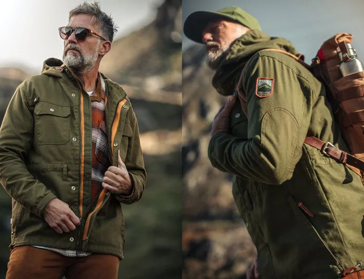 &SONS Jackets & Coats>Noah Cagoule Army Green