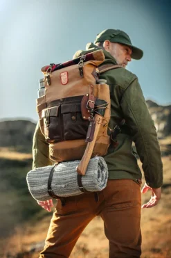 &SONS Leather Goods>Nordic Rucksack Tan