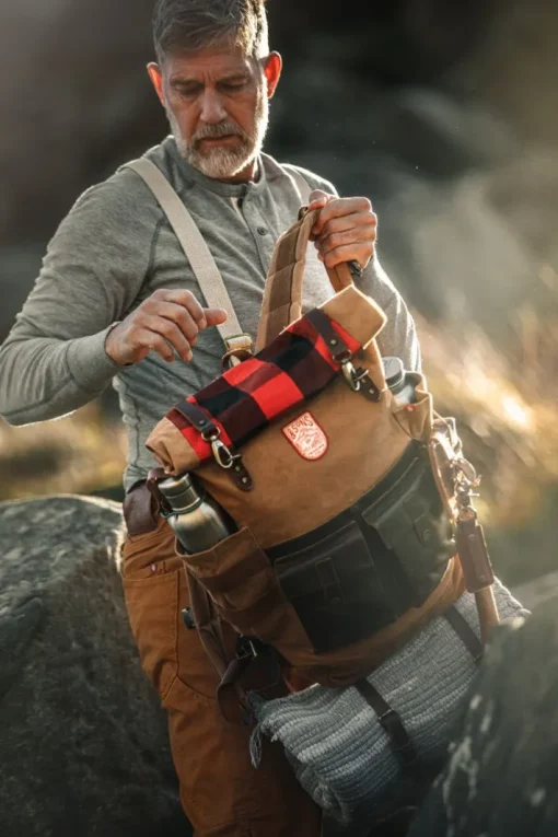 &SONS Leather Goods>Nordic Rucksack Tan