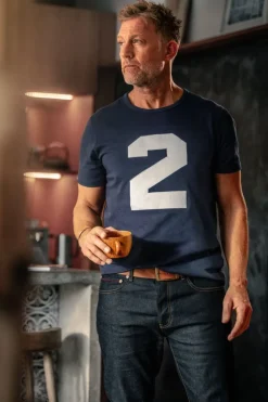 &SONS Tops></noscript>Racing 2 T-Shirt Navy