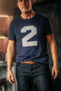 &SONS Tops></noscript>Racing 2 T-Shirt Navy