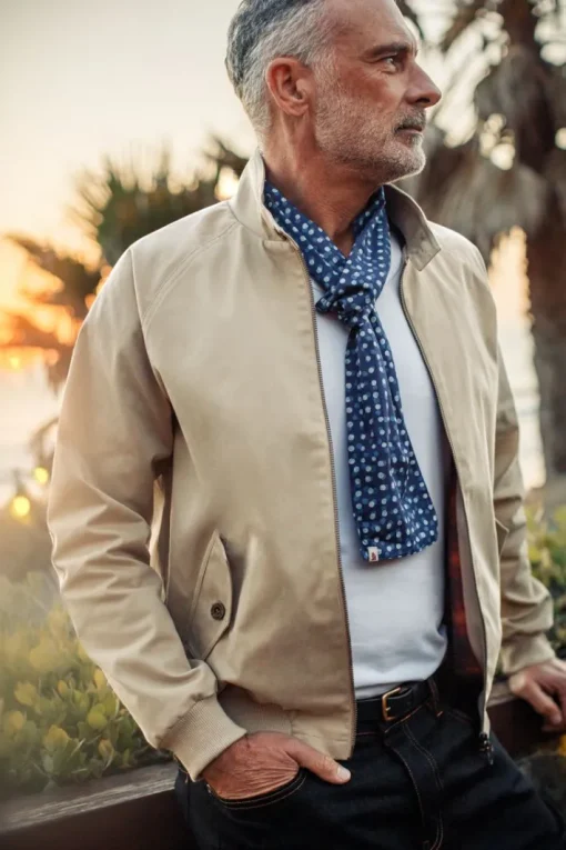&SONS Jackets & Coats>Rebel Harrington Jacket Stone