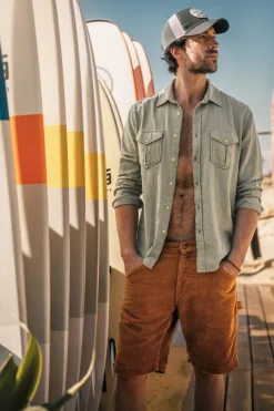 &SONS Bottoms & Shorts></noscript>San Diego Shorts Tan