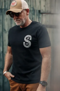 &SONS Tops>Sigma T-Shirt Black